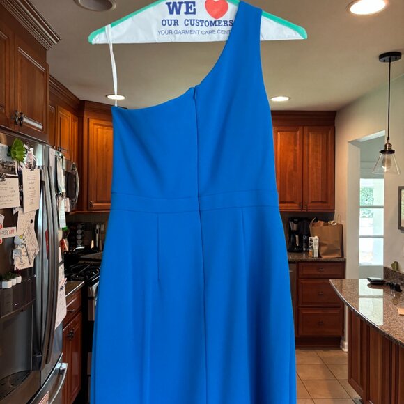 Women's One-Shoulder High-Low Dress-Xscape - Picture 4 of 8